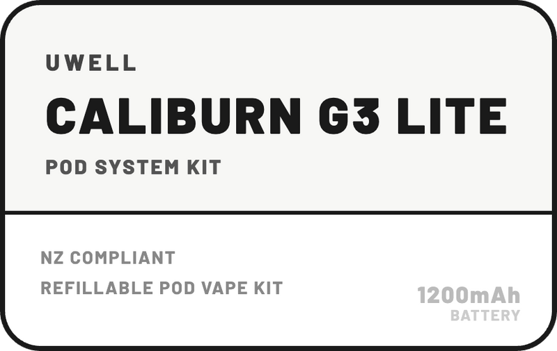 Uwell-Caliburn G3 Pod Kit - Lite Version - NZ Vapez 