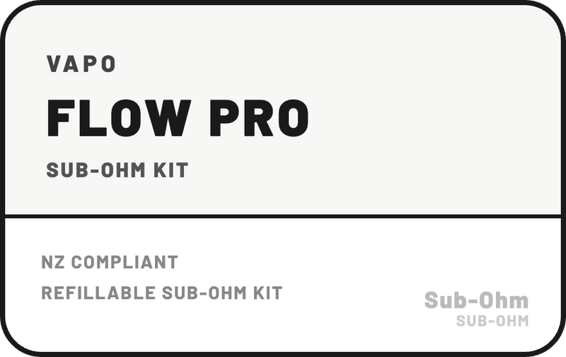 VAPO Flow Pro Kit | Open System Pod Kit - NZ Vapez 