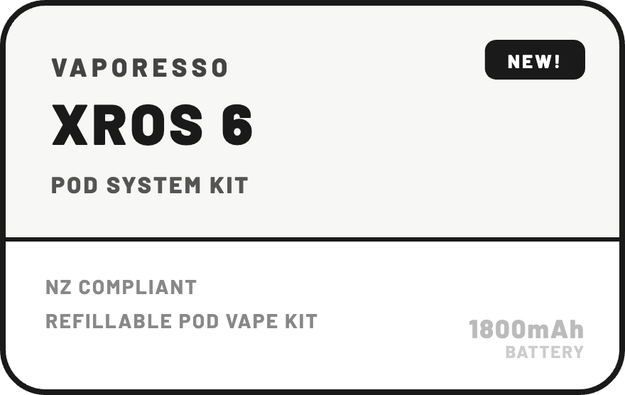 Vaporesso |  XROS 6 Pod Kit (new!)