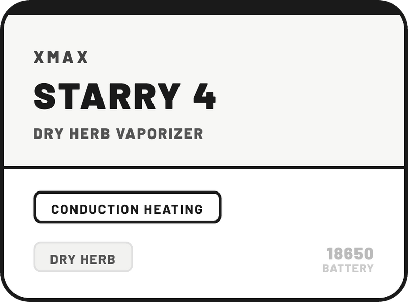 XMax Starry 4 | Dry Herb Vaporiser - NZ Vapez 
