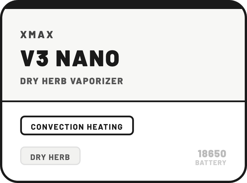 XMAX V3 Nano Dry Herb Vaporizer Kit - NZ Vapez 