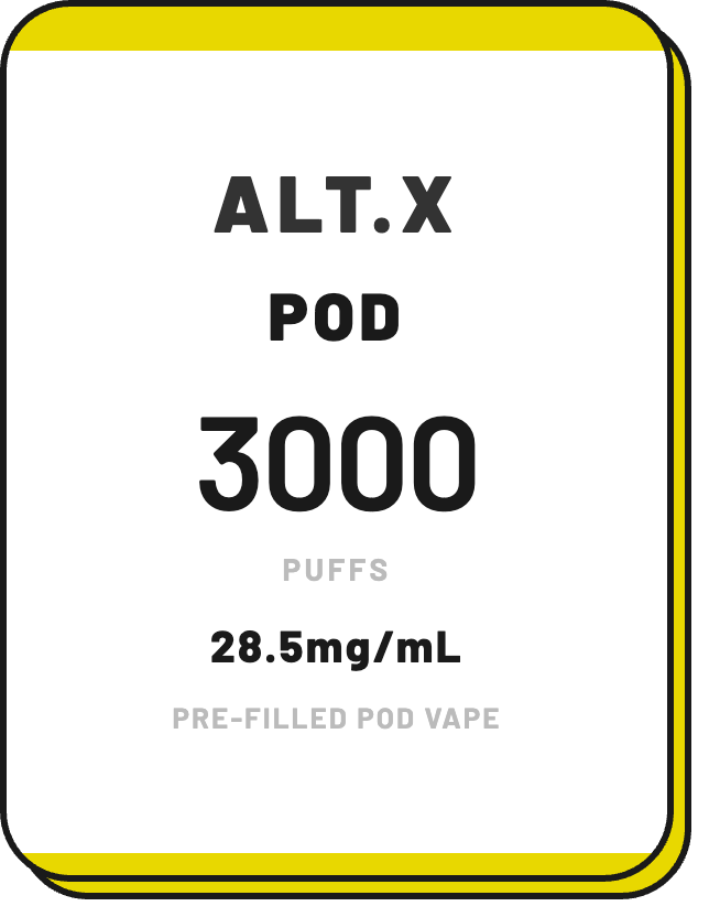 alt. X 3000 Puffs | alt Vape - NZ Vapez 