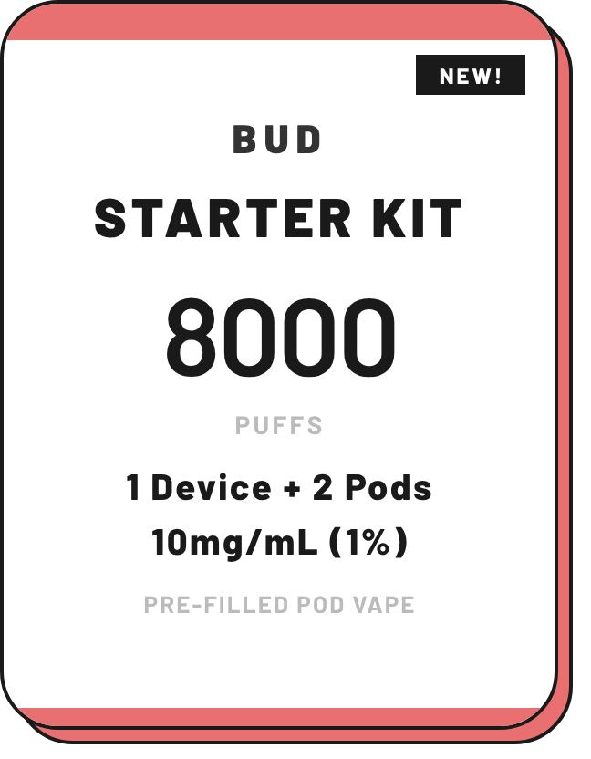 Bud Replacement Pods 10mg  | 2 Pack (1%)
