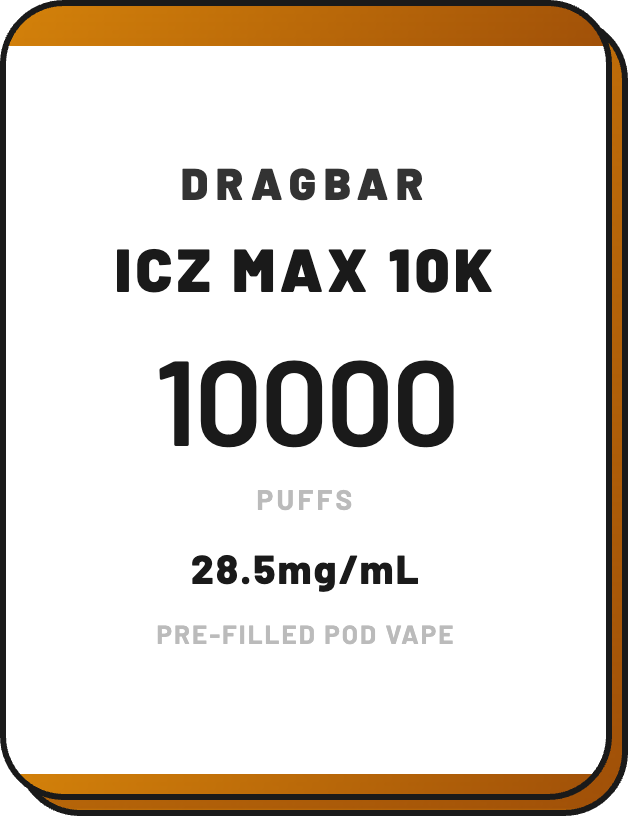 DRAGBAR ICZ MAX 10000 PUFFS - NZ Vapez 