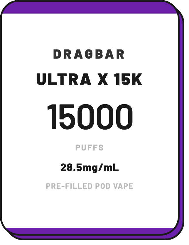 DRAGBAR ULTRA X 15K PUFFS - NZ Vapez 