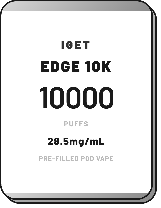 IGET Edge 10K Replacement Pod | 10000 Puffs - NZ Vapez 