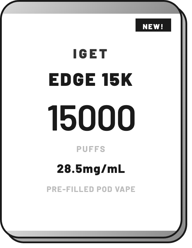 IGET Edge 15K Replacement Pod | 15000 Puffs - NZ Vapez 