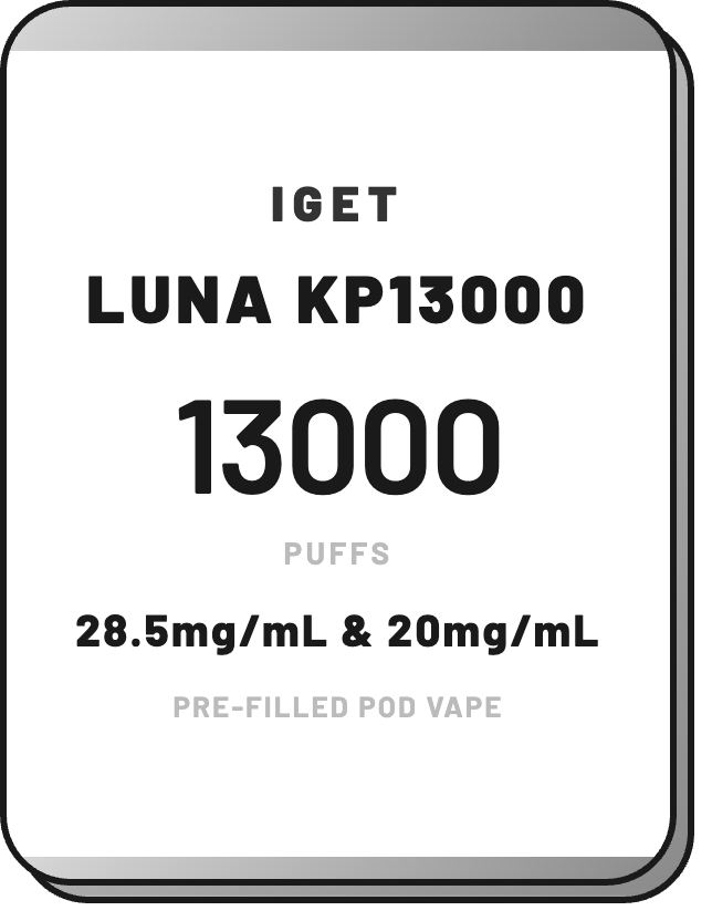 IGET Luna KP13000 | 13000 Puffs Replacement Pod NZ - NZ Vapez 