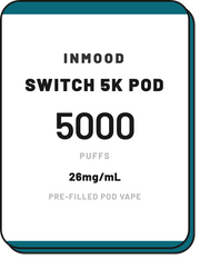 INMOOD Switch Replacement Pods -26mg (4%) - NZ Vapez 