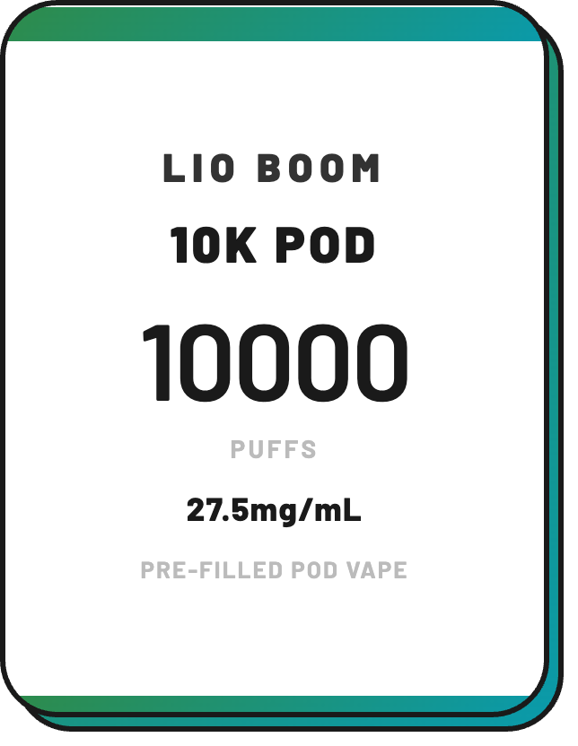 LIO BOOM Pods | 10000 Puffs - NZ Vapez 