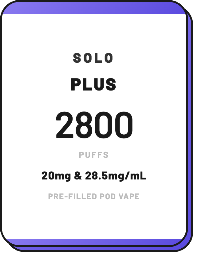 SOLO Plus Reusable Pod Vape - NZ Vapez 