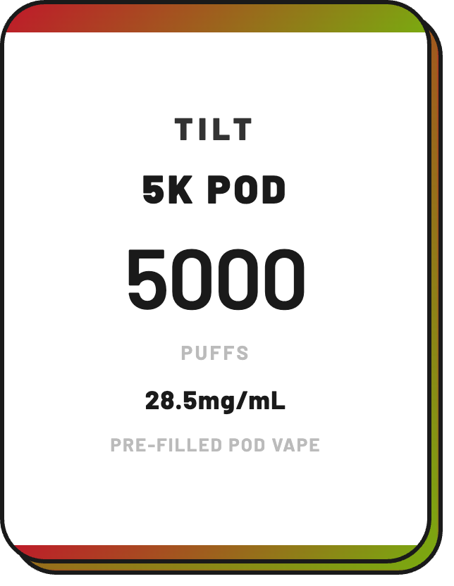 TILT Prefilled Disposable Pod Vape | 5000 puffs - NZ Vapez 
