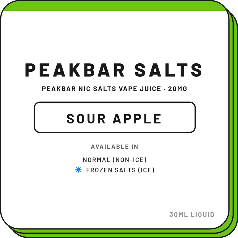 Peakbar Salts - Nicotine Salts Vape Juice NZ | 30mL