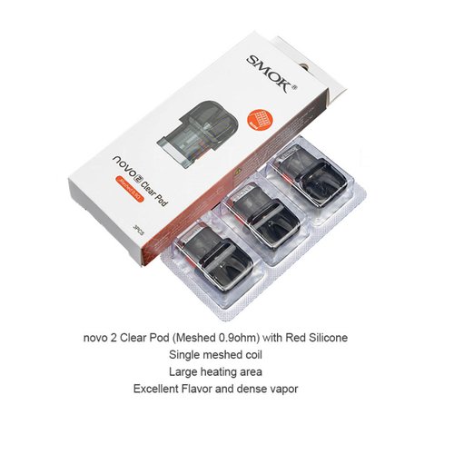 Smok Novo 2 Clear Pods - NZ Vapez 