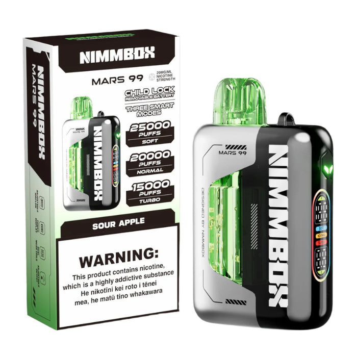 NIMMBOX MARS 25000 PUFFS | Disposable Vape by Vapening 25K