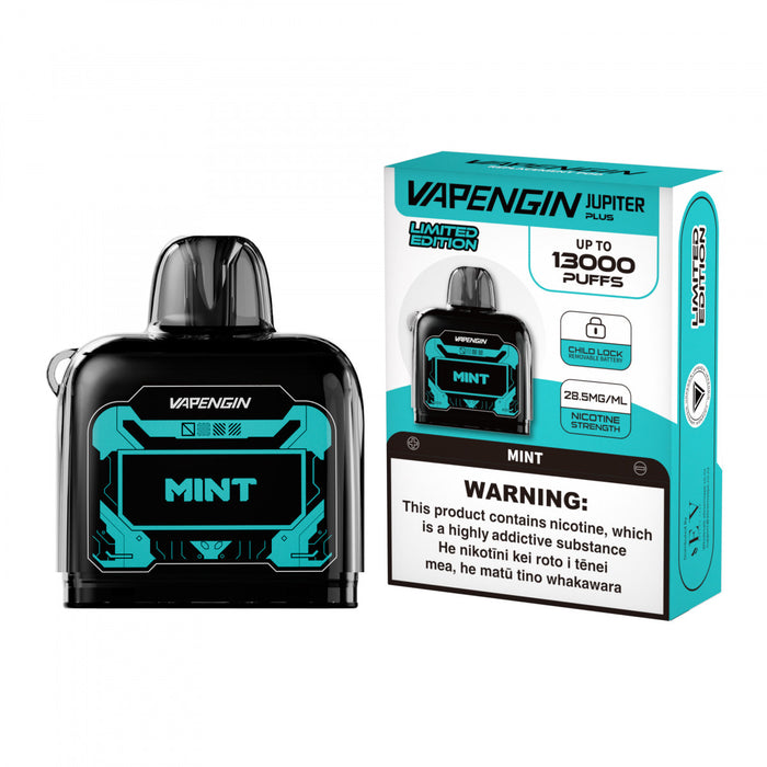 Mint | Vapengin Jupiter 2.0 Plus Pods | 13000 Puffs (new!)