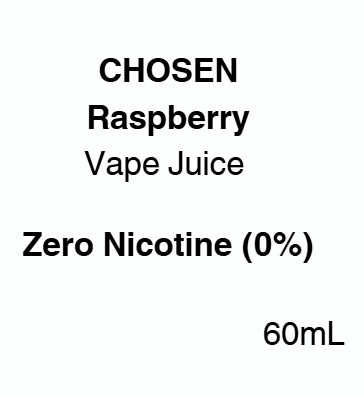 Chosen - Raspberry | Zero Nicotine | Vape Juice - NZ Vapez 