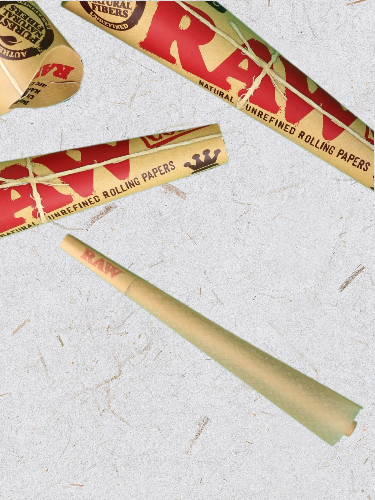 RAW Classic Unrefined Pre-roll Cone(3 per pack) - NZ Vapez 