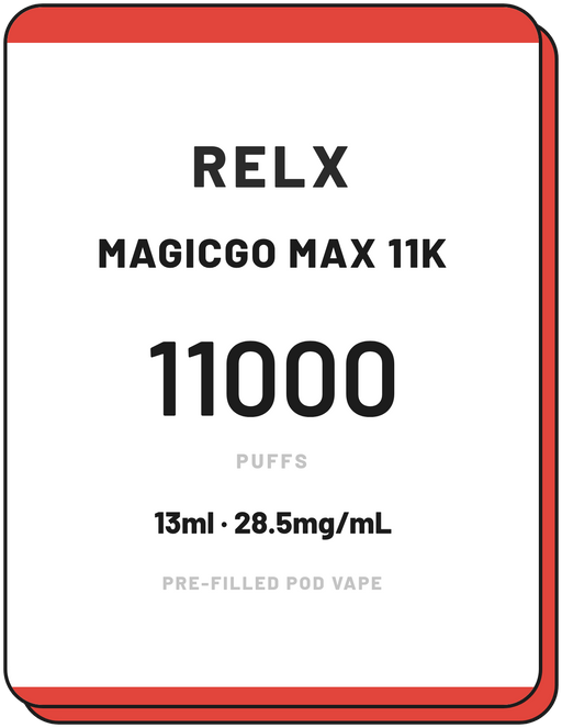 RELX MagicGo Max 11000 | Pre-Filled Pod Vape NZ - NZ Vapez