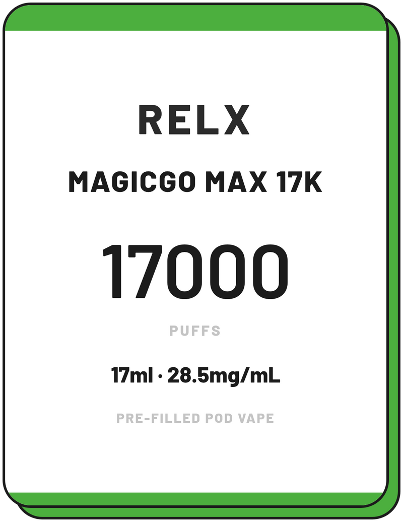 RELX MagicGo Max 17000 | Pre-Filled Pod Vape NZ - NZ Vapez