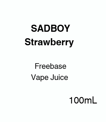 Strawberry | Sadboy 100ml - NZ Vapez 