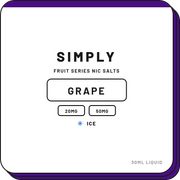 Simply Salts- Nicotine Salts Vape Juice | 30mL (Ice) - NZ Vapez 