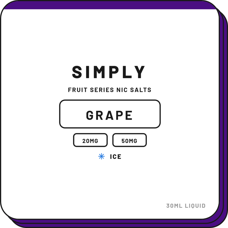 Simply Salts- Nicotine Salts Vape Juice | 30mL (Ice) - NZ Vapez 