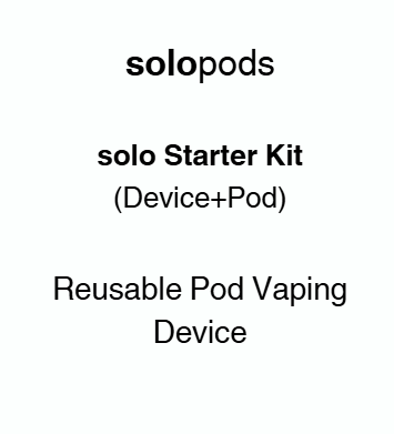 Solo Pod Starter Kits - NZ Vapez 