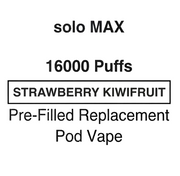 Solo MAX 16000 Puffs Pre-Filled Pod Vape - NZ Vapez 