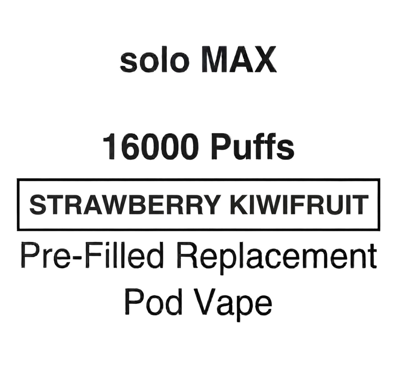 Solo MAX 16000 Puffs Pre-Filled Pod Vape - NZ Vapez 