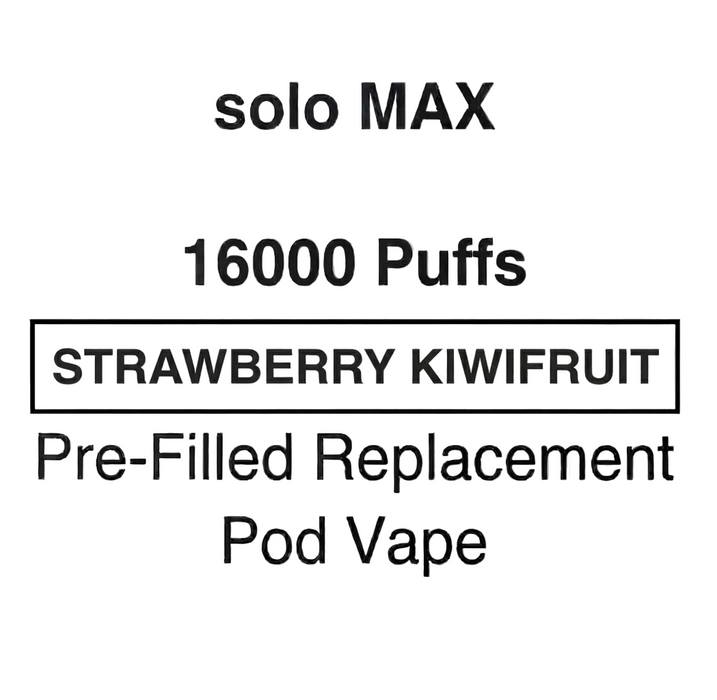 Solo MAX 16000 Puffs Pre-Filled Pod Vape - NZ Vapez 