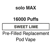 Solo MAX 16000 Puffs Pre-Filled Pod Vape - NZ Vapez 