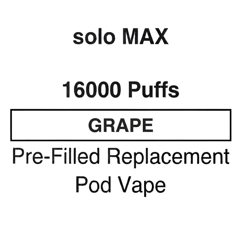 Solo MAX 16000 Puffs Pre-Filled Pod Vape - NZ Vapez 