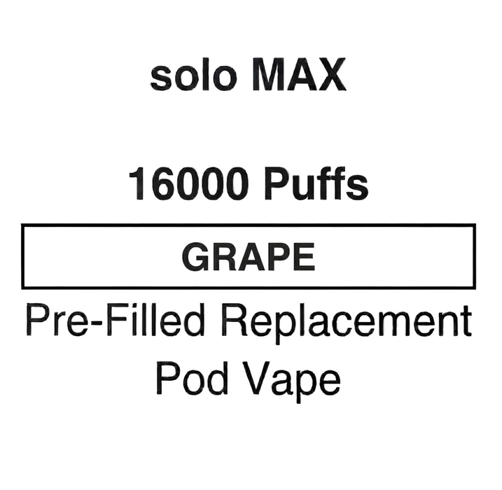 Solo MAX 16000 Puffs Pre-Filled Pod Vape - NZ Vapez 