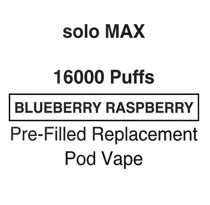 Solo MAX 16000 Puffs Pre-Filled Pod Vape - NZ Vapez 