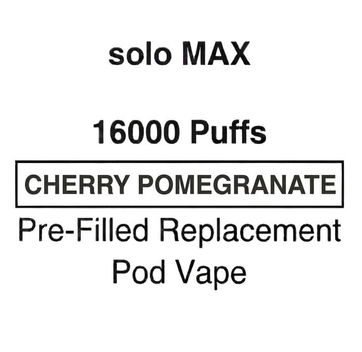 Solo MAX 16000 Puffs Pre-Filled Pod Vape - NZ Vapez 