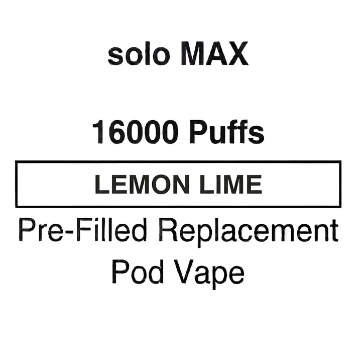 Solo MAX 16000 Puffs Pre-Filled Pod Vape - NZ Vapez 