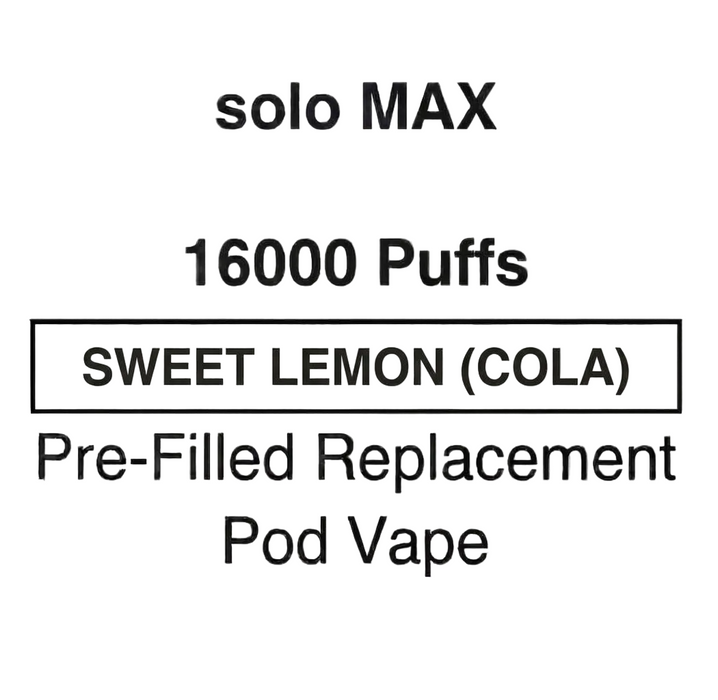 Solo MAX 16000 Puffs Pre-Filled Pod Vape - NZ Vapez 