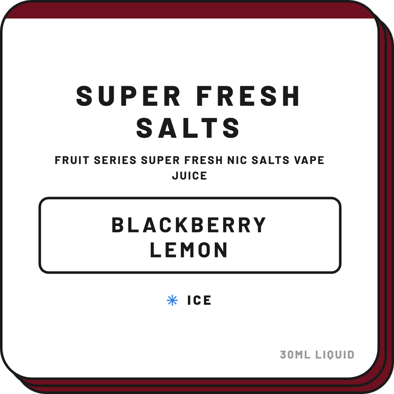 Blackberry Lemon | Super Fresh Salts - NZ Vapez 