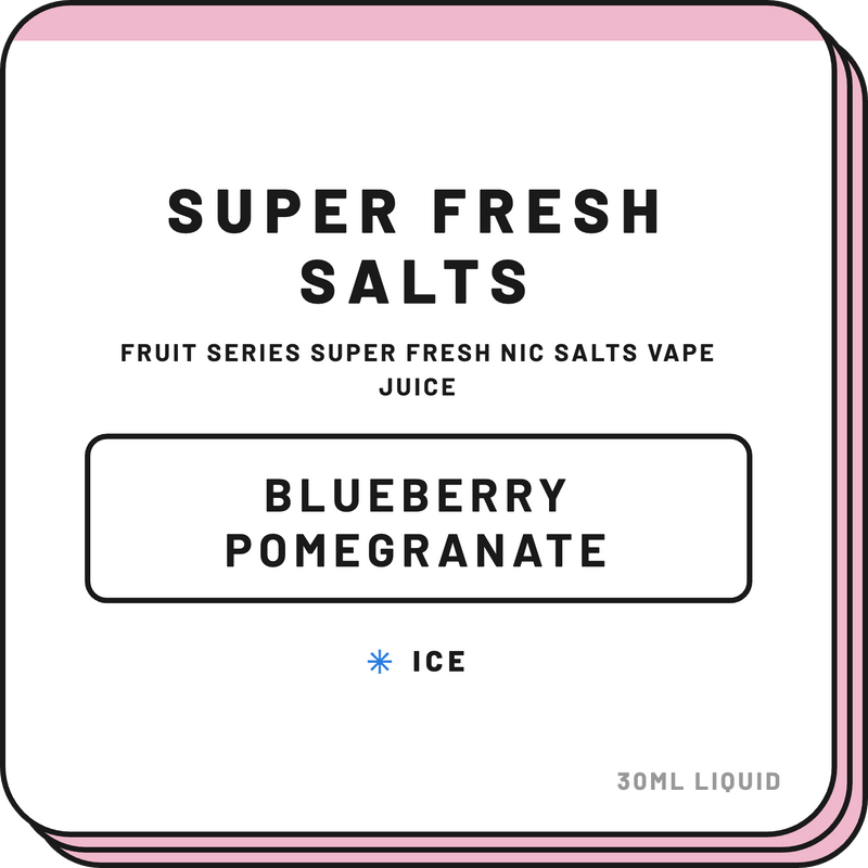 Blueberry Pomegranate | Super Fresh Salts - NZ Vapez 