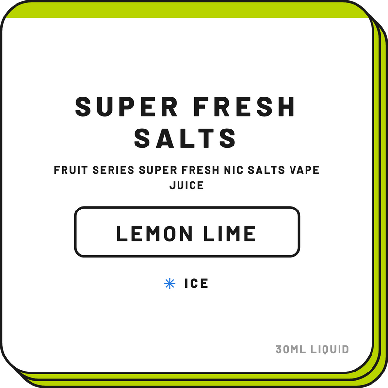 Lemon Lime | Super Fresh Salts - NZ Vapez 