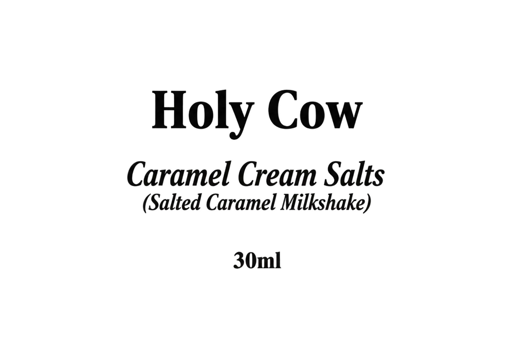 Holy Cow | Caramel Cream Salts (Salted Caramel Milkshake) | 30ml - NZ Vapez 