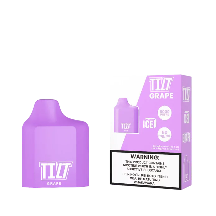 Grape Ice | TILT Prefilled Disposable Pod | 5000 puffs - NZ Vapez 