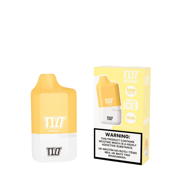 Mango Ice | TILT Prefilled Disposable Pod | 5000 puffs - NZ Vapez 