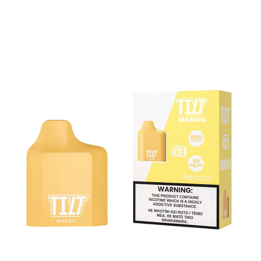 Mango Ice | TILT Prefilled Disposable Pod | 5000 puffs - NZ Vapez 