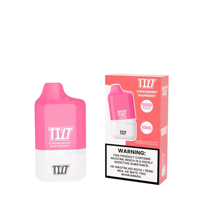 Strawberry Raspberry | TILT Prefilled Disposable Pod | 5000 puffs - NZ Vapez 