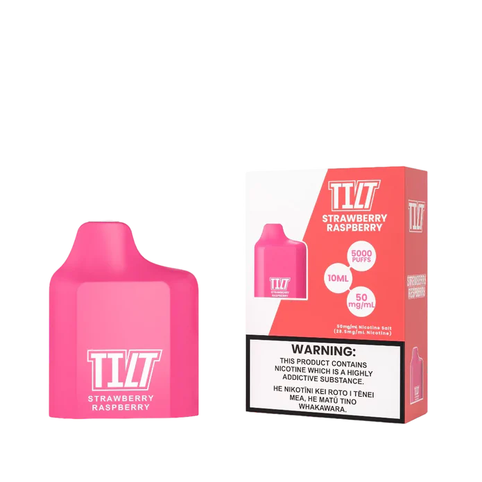 Strawberry Raspberry | TILT Prefilled Disposable Pod | 5000 puffs - NZ Vapez 