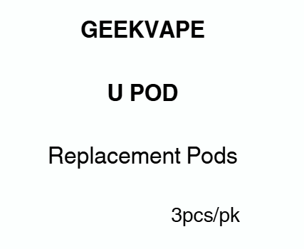 Geekvape U Replacement Pod NZ Vapez Geekvape U Replacement Pod NZ Vapez