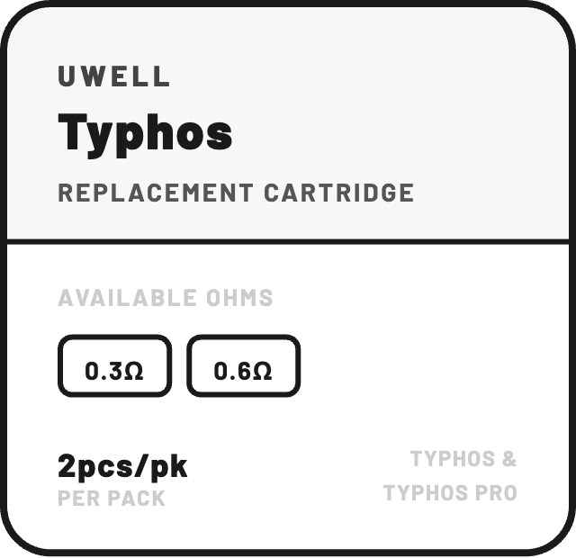 Uwell - Typhos Replacement Pods (2 Pack) - NZ Vapez 