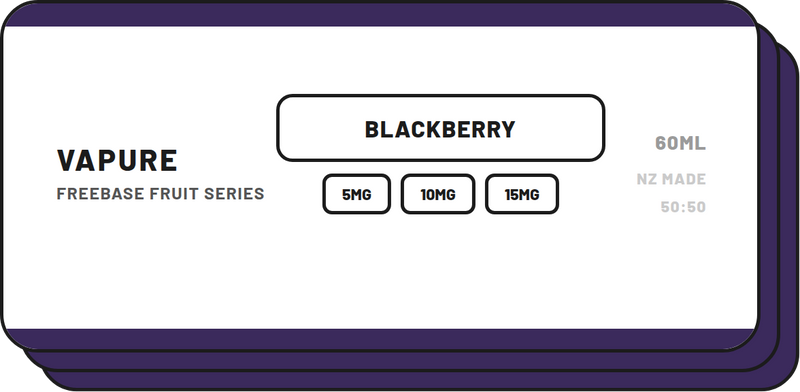 Vapure Fruit Series Freebase | NZ-Made 60ml Vape Juice